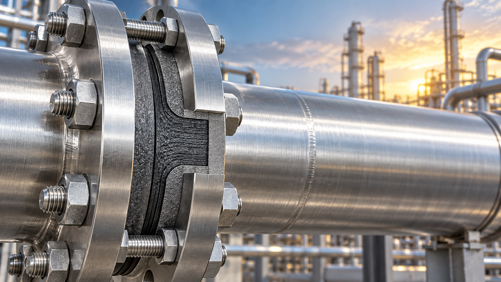 How graphite sealing materials affect leakage risk in flange joints