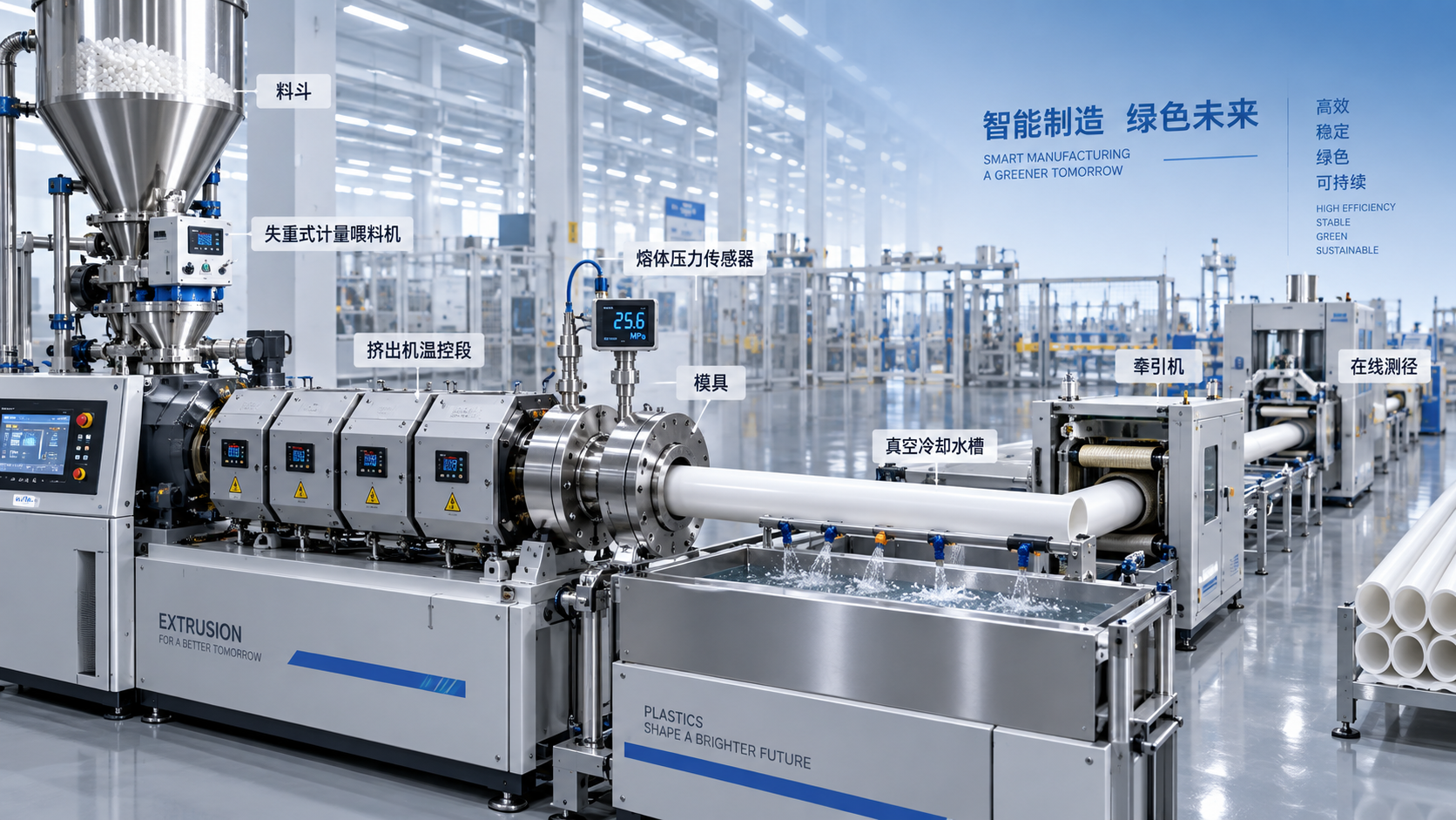 How to select plastic extrusion machines for stable output rates