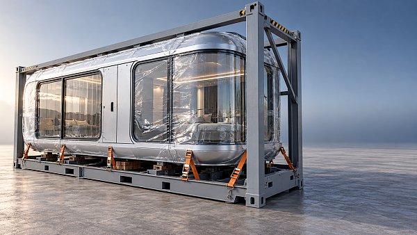 What affects shipping costs for wholesale prefab space capsule homes?