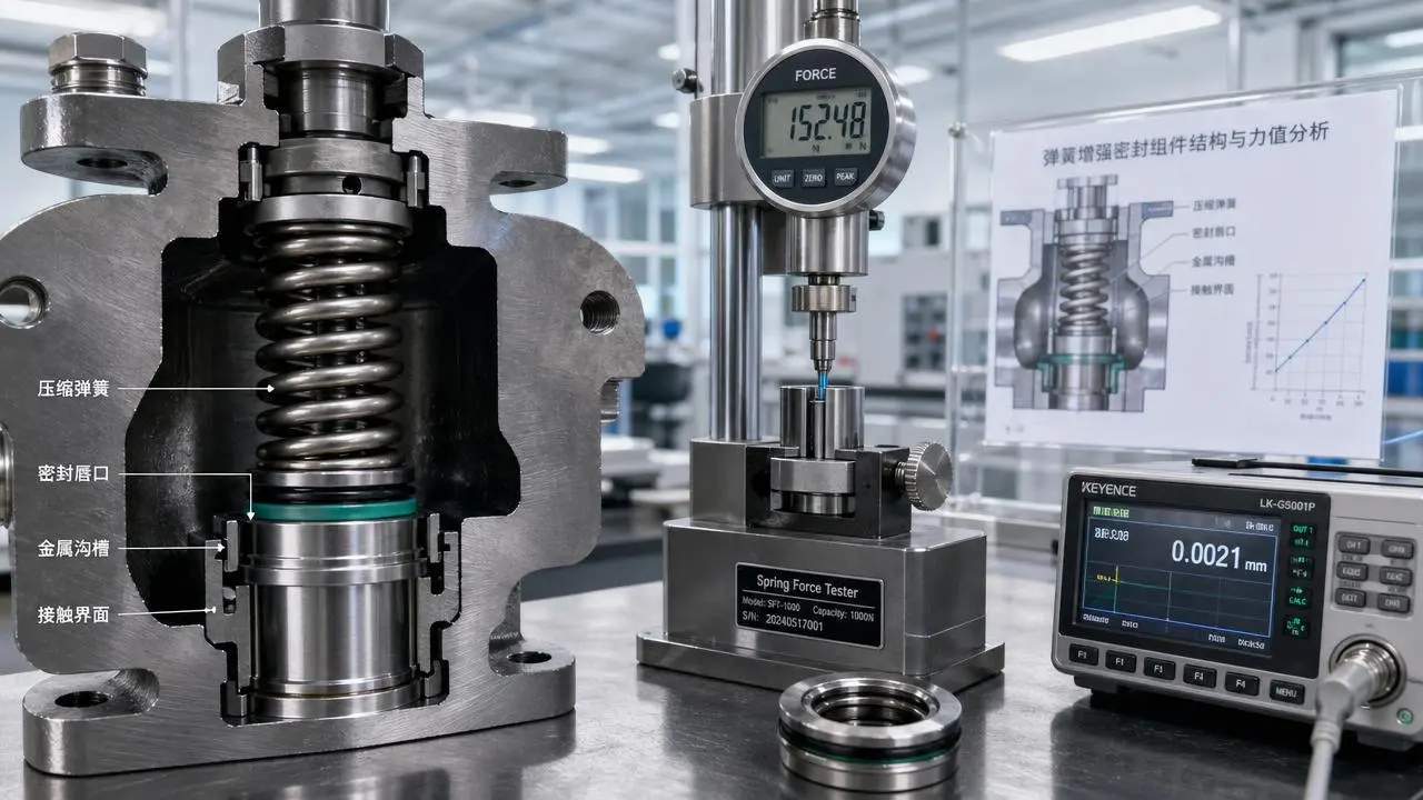 Spring Compression Force Data and Real Seal Load
