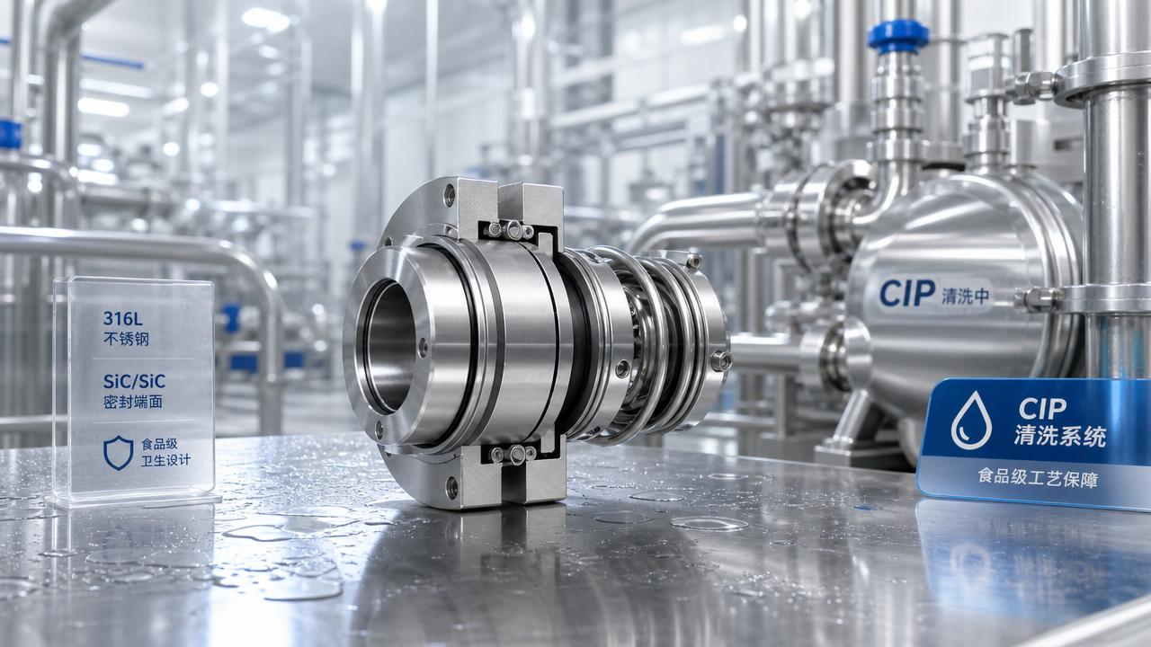 Food Grade Mechanical Seal OEM: Key Material Choices for Clean Process Lines