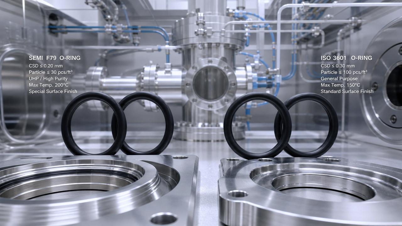 SEMI Standard Seals vs ISO Options in FFKM O-Rings