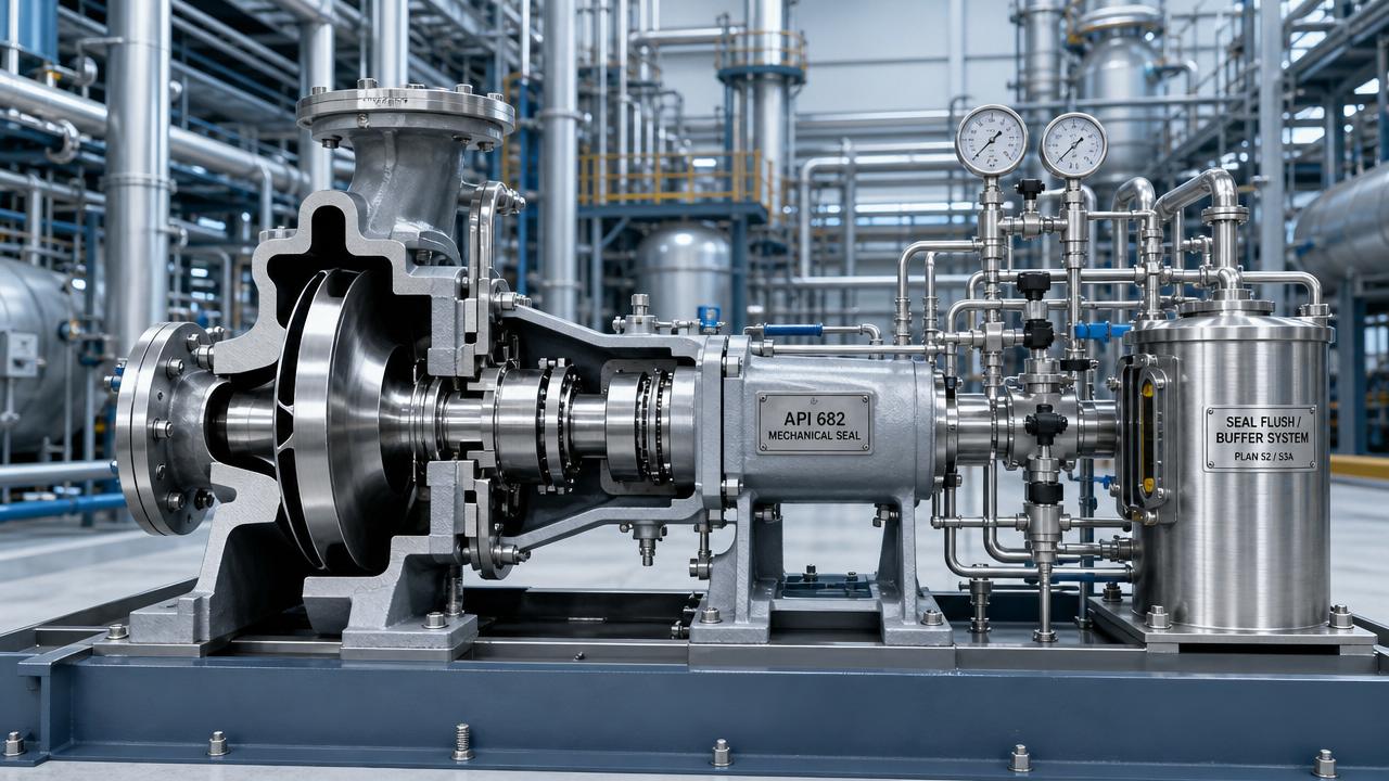 API 682 Mechanical Seals: Selection Factors for Reliable Pump Sealing