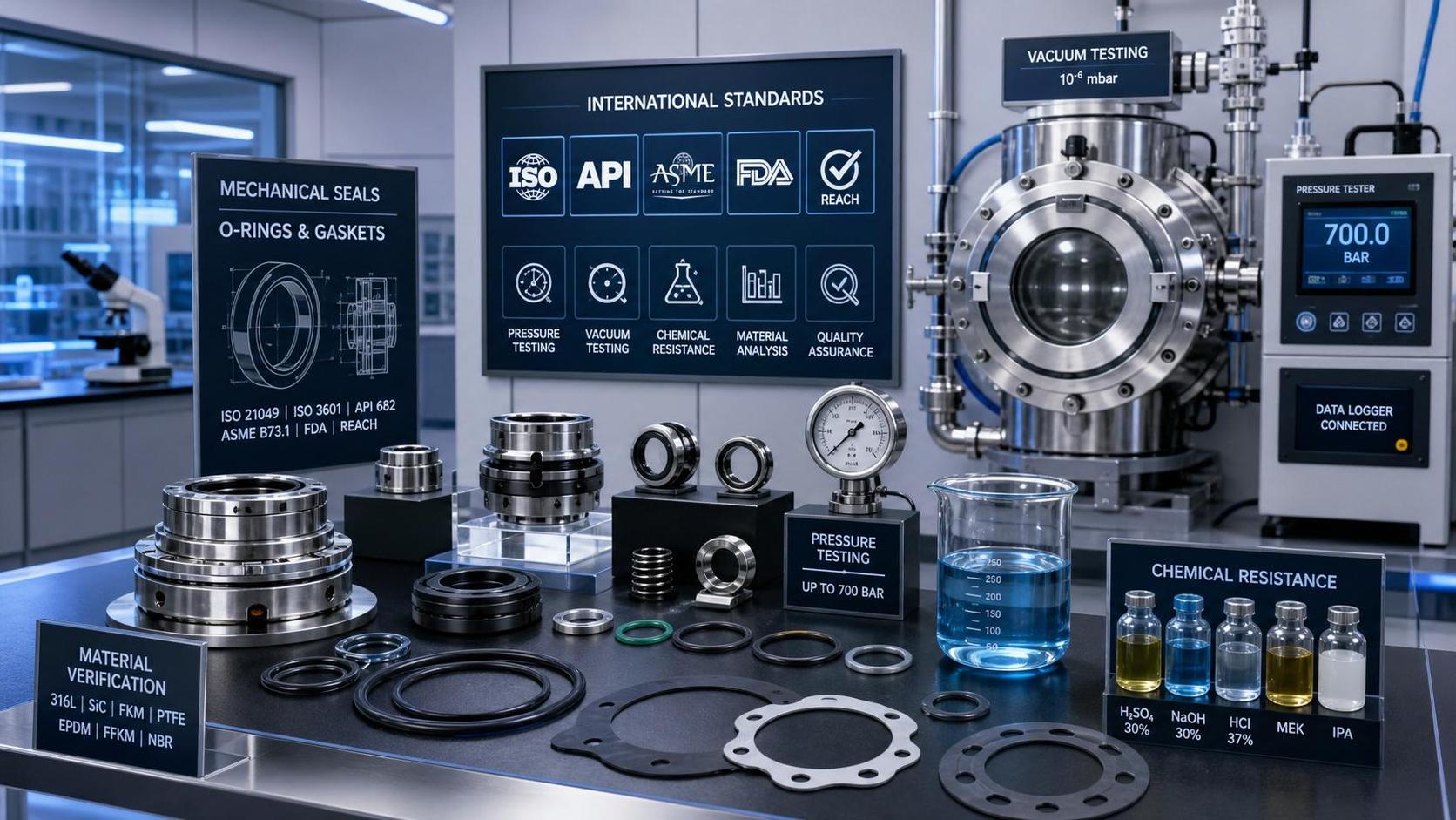 International Standards for Industrial Seals: Key Tests, Materials, and Approval Rules