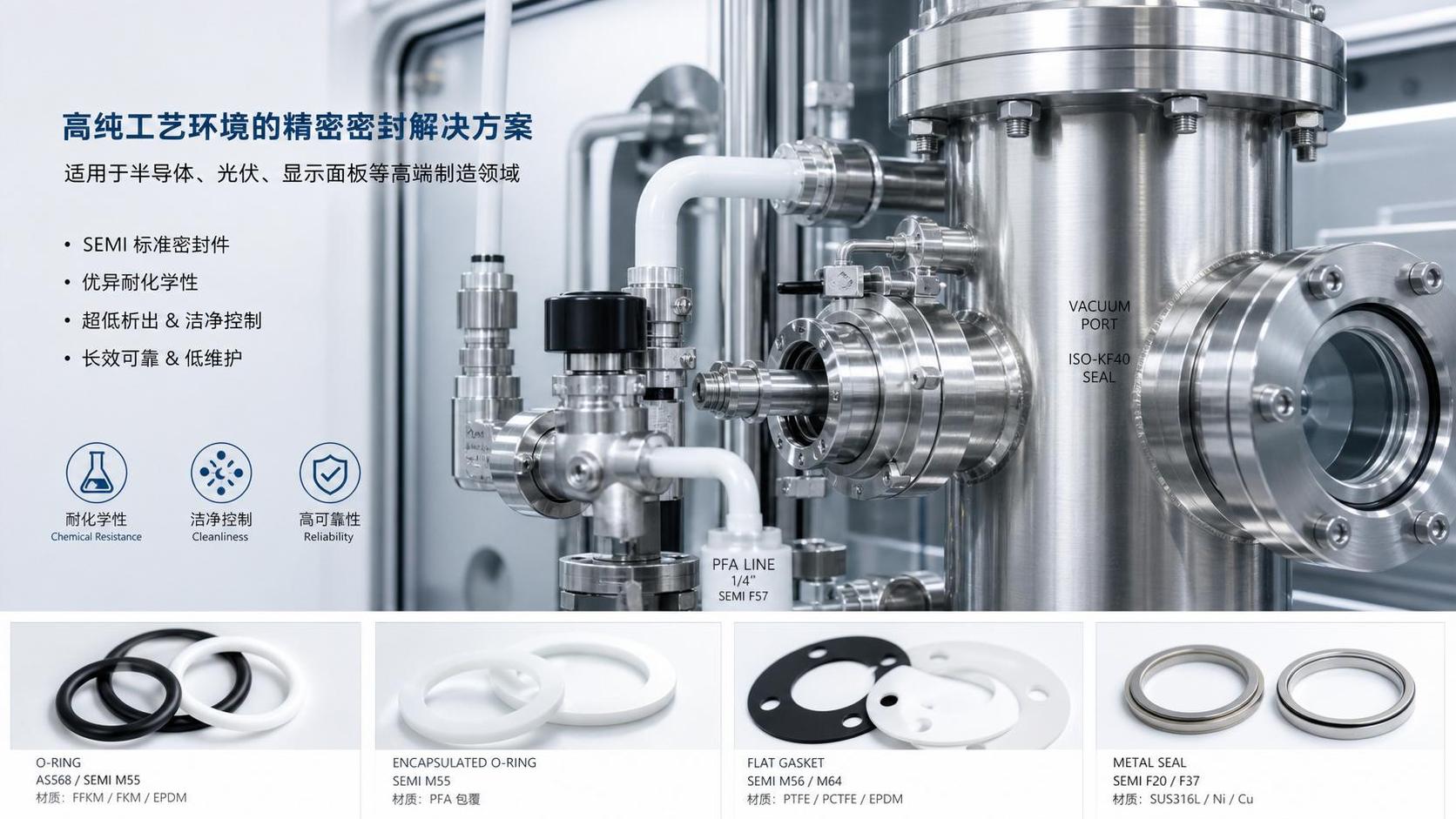 SEMI Standard Seals for Process Tools: What to Check Before Selection