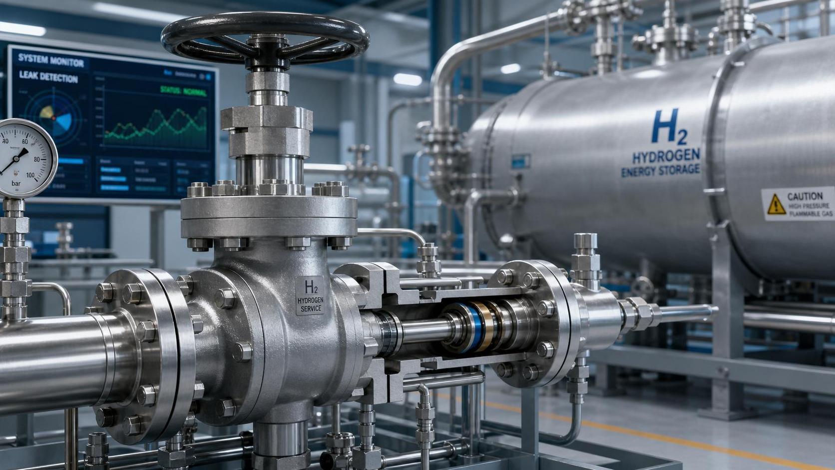 How to Evaluate Hydrogen Compatible Valves for Hydrogen Storage Safety
