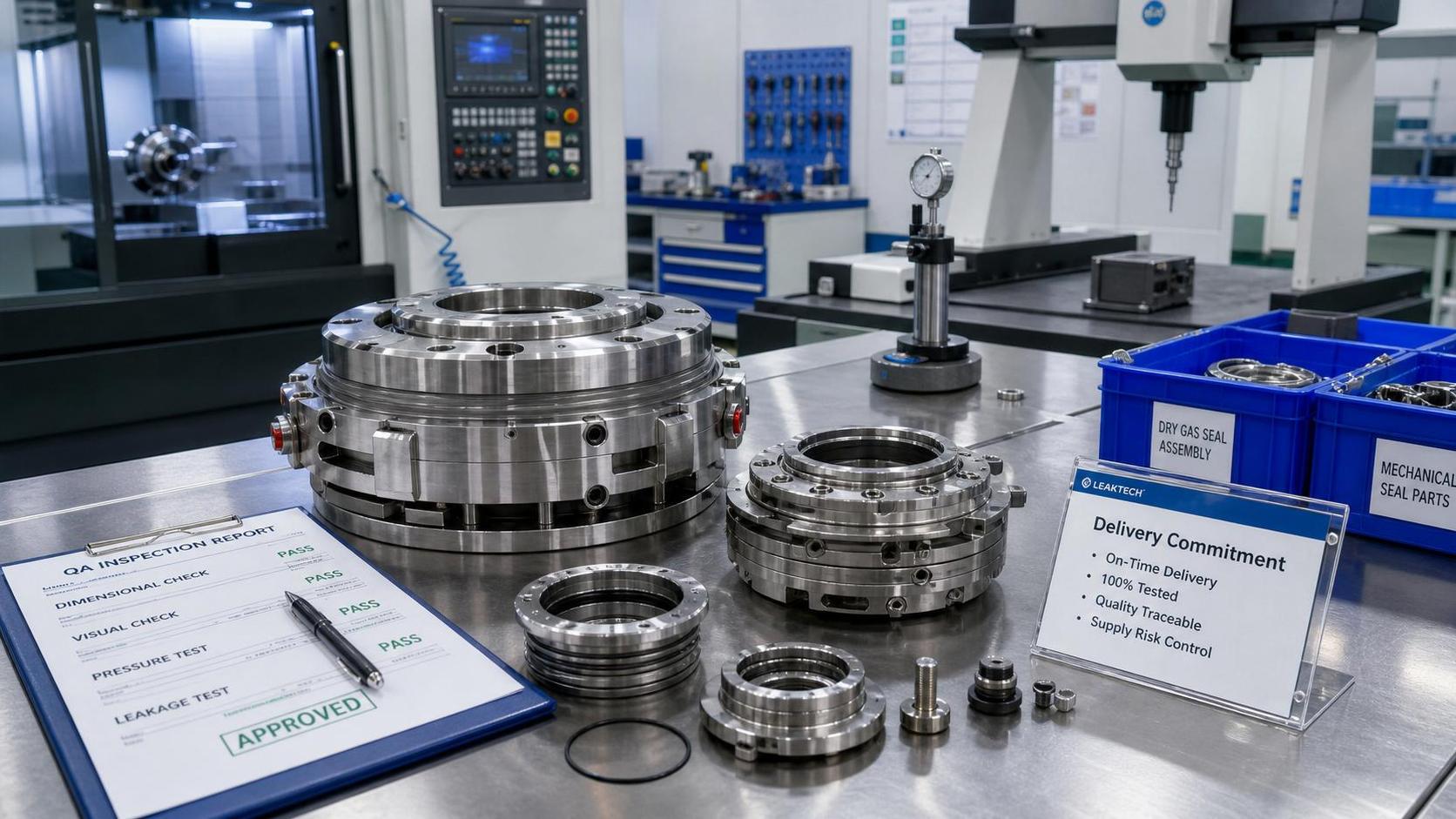 How to Compare a Dry Gas Seals Supplier on Lead Time and Risk