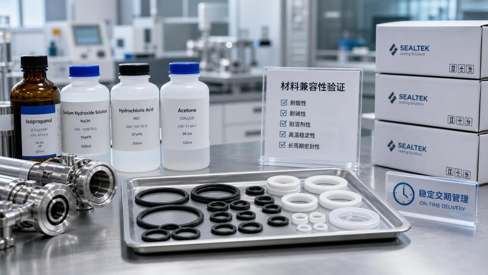 How to Evaluate Chemical Seal Suppliers for Material Compatibility and Lead Time