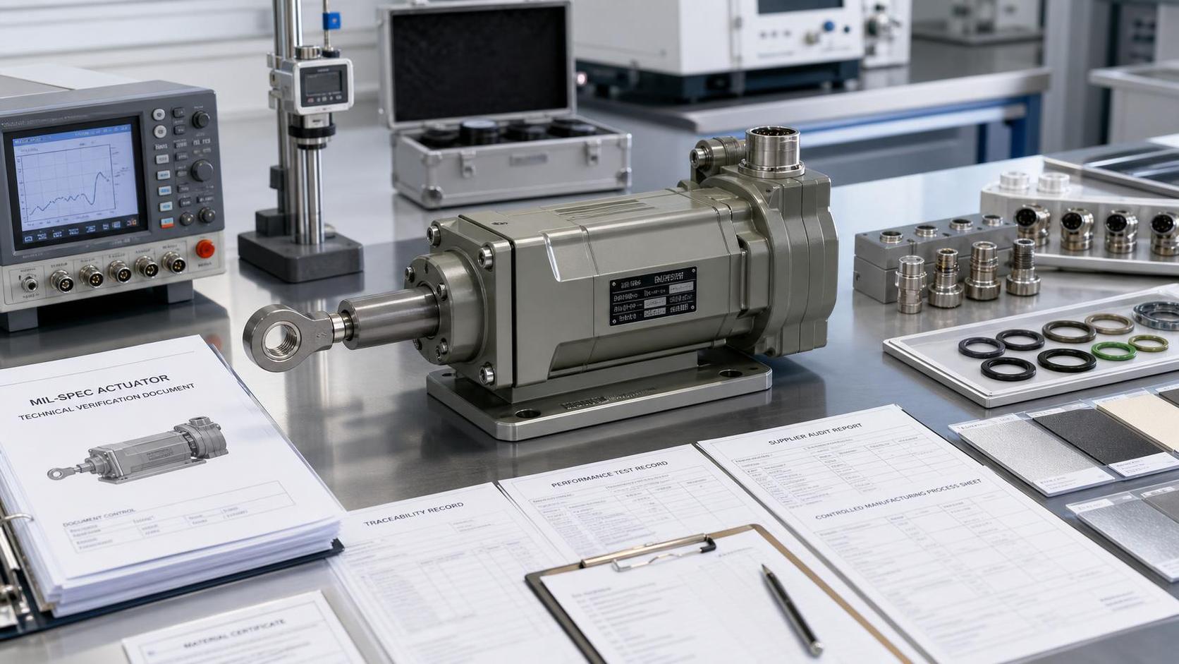 How to verify a MIL-SPEC actuators supplier before sourcing