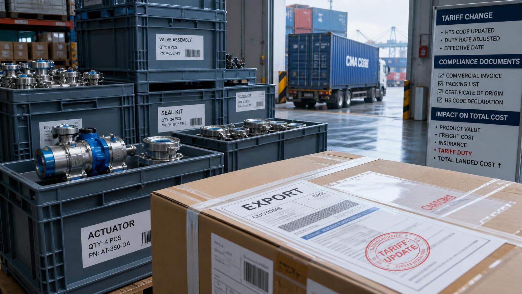 How export trade policy changes can affect wholesale order costs