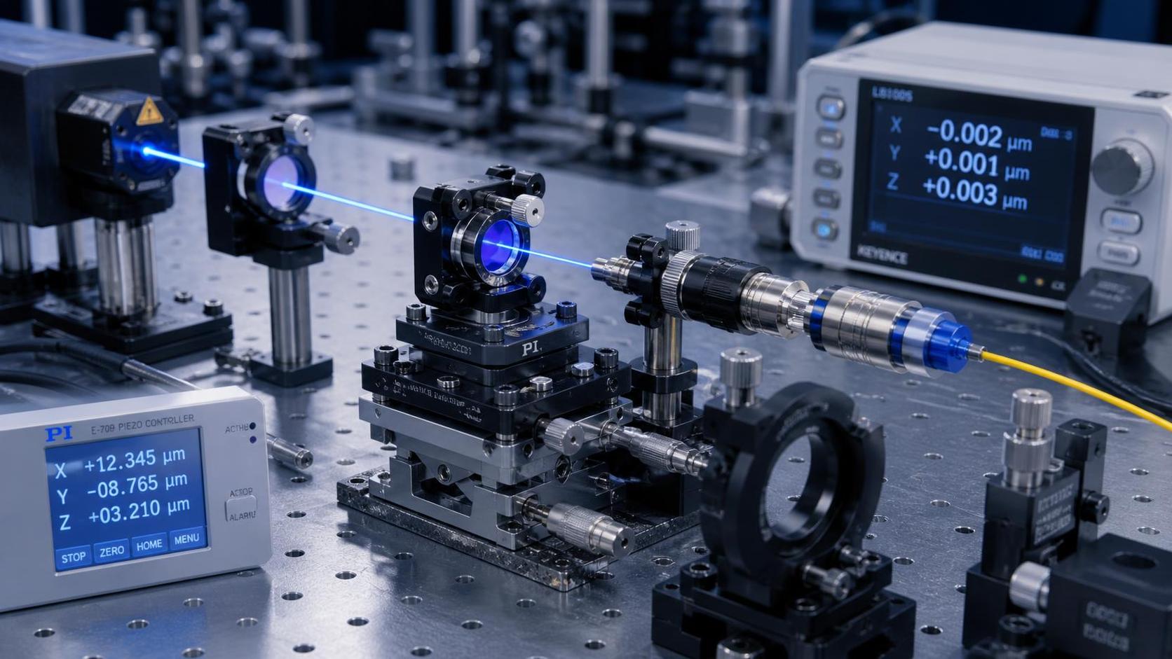 Can actuator precision control improve optical alignment repeatability?