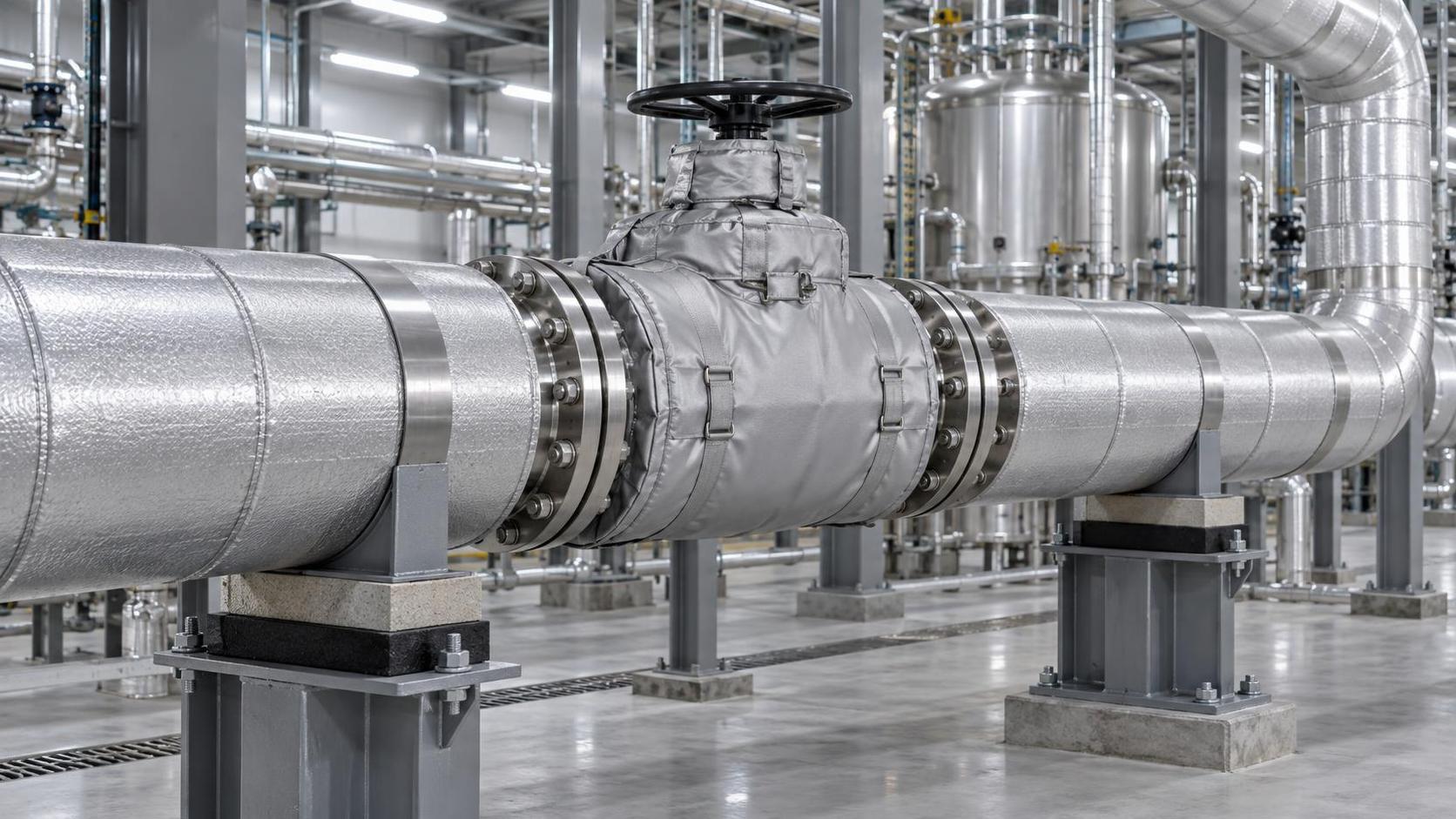 How thermal energy containment solutions reduce heat loss in process piping