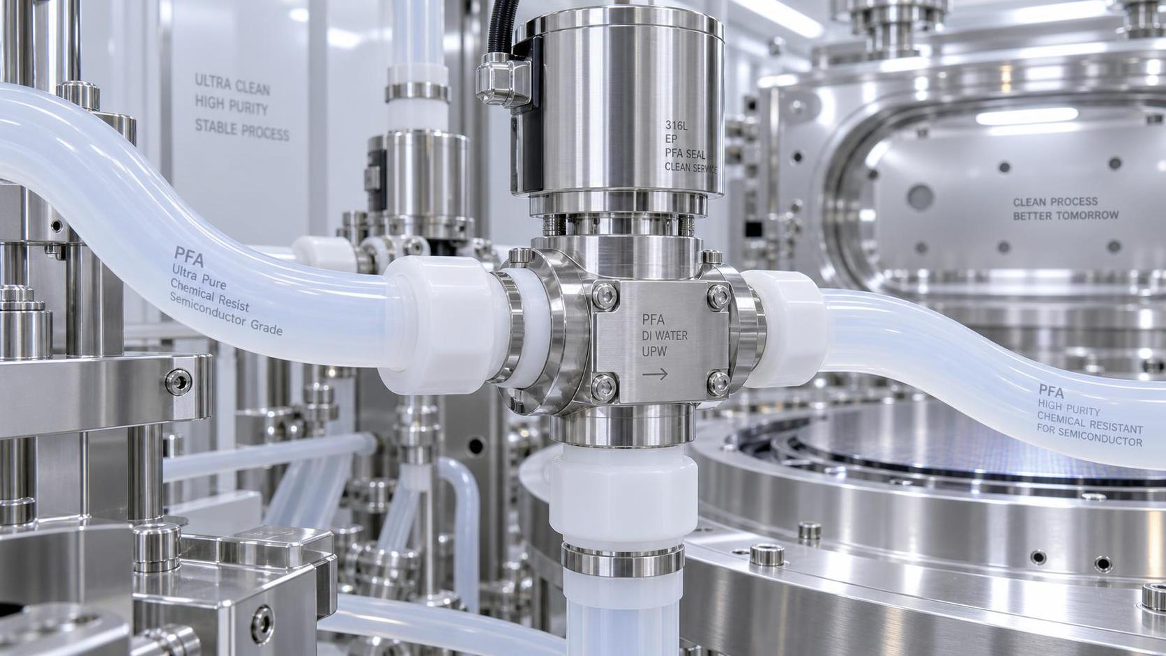 Selecting polymers that limit particle contamination in semiconductor tools