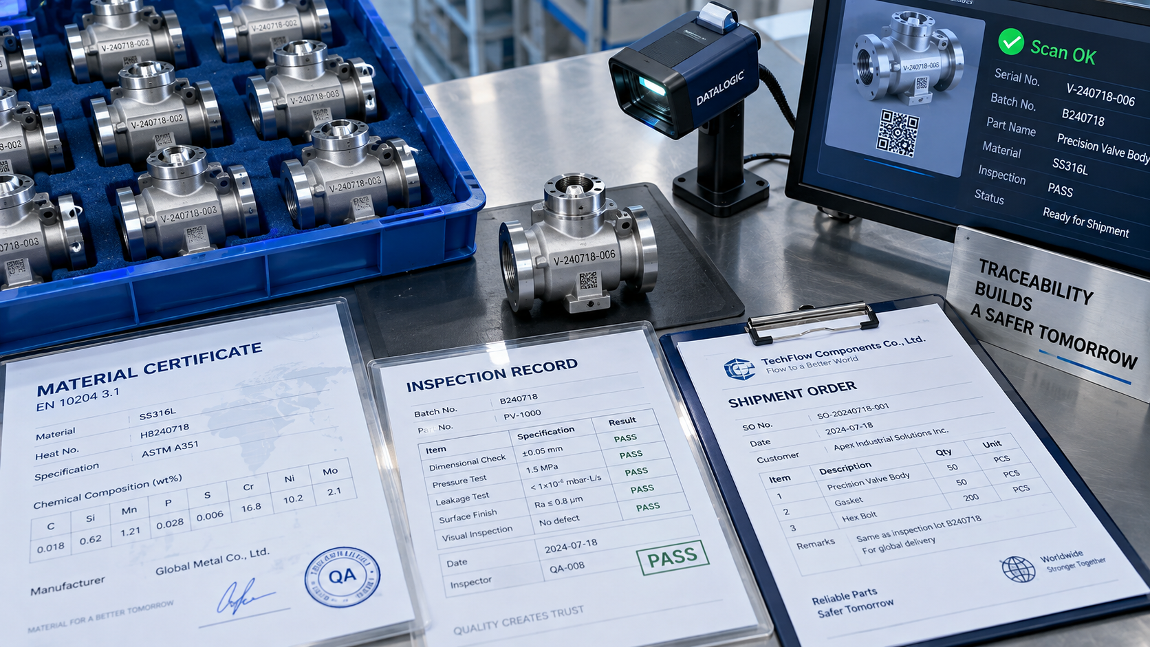 How to verify traceability with a high-tech components supplier