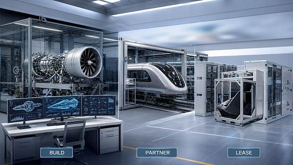 Transportation Technology R&D Center Costs: Build, Partner, or Lease