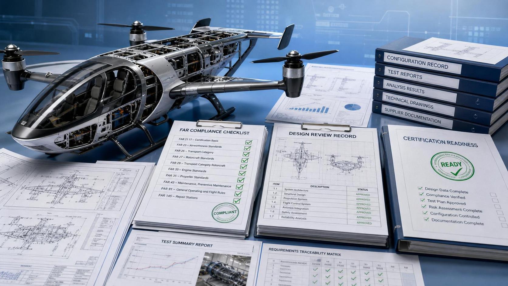 Aerospace Engineering FAR Compliance Checklist for Design Reviews and Certification Readiness