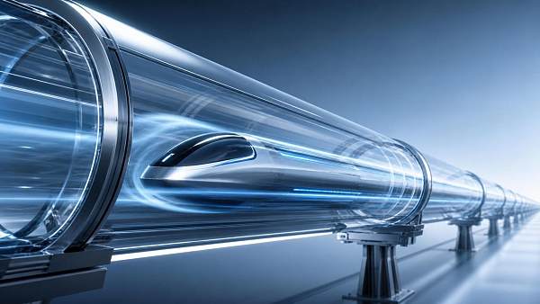 What drives low vacuum tube transport energy consumption per kilometer