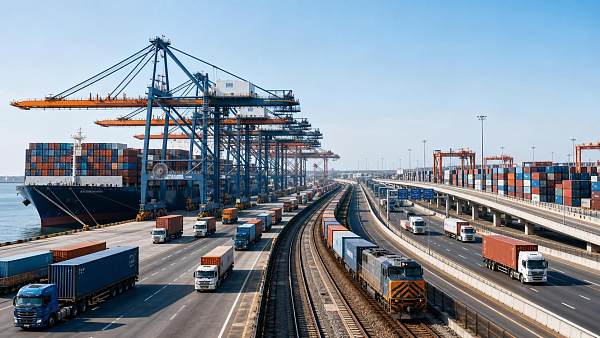 When does intermodal connectivity for ports become a bottleneck