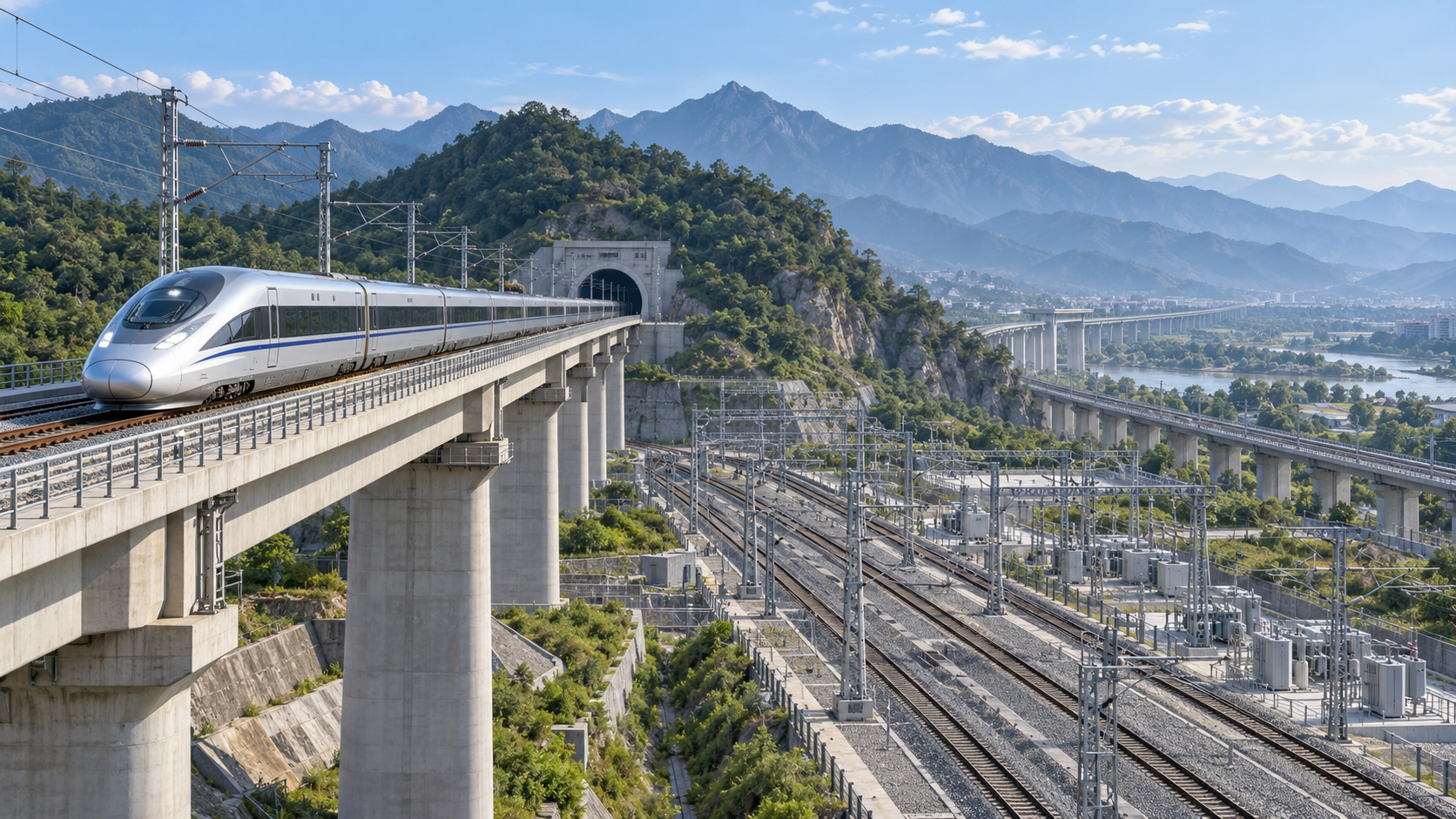 What drives high-speed rail systems cost per kilometer?
