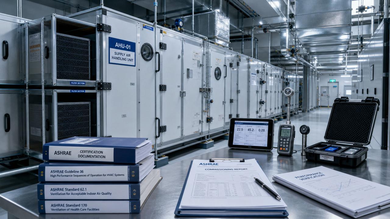 ASHRAE Standards Certification: What to Verify Before Final Approval
