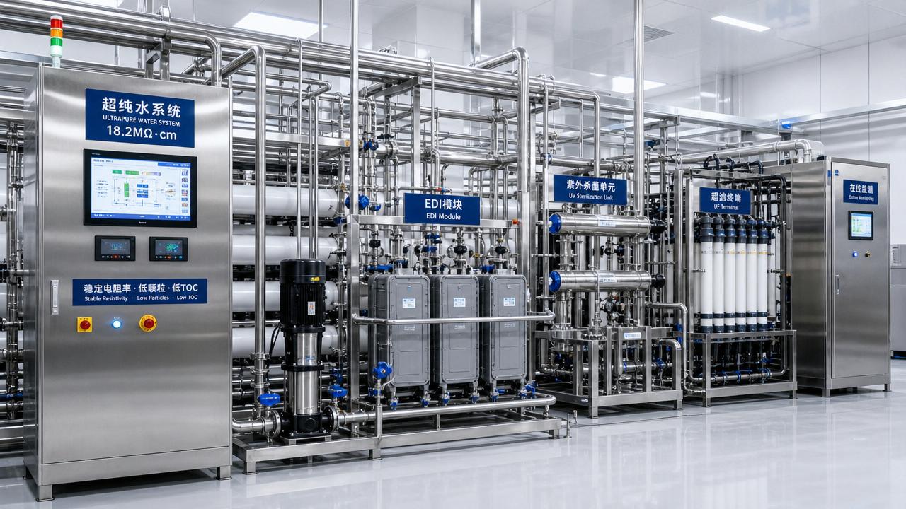 18.2MΩ·cm UPW Equipment: Key Specs That Impact Yield