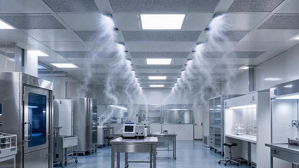 Air Flow Visualization Methods for Cleaner Process Rooms