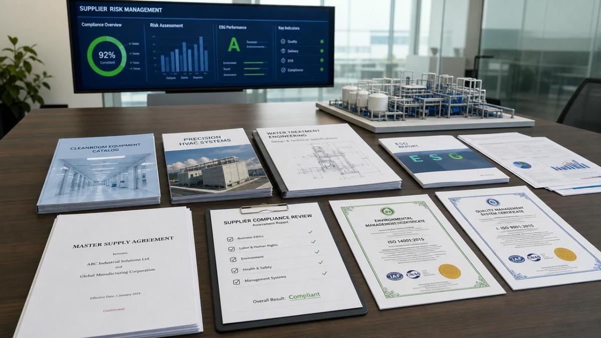 ESG Compliance Supplier Checks Before Contract Approval