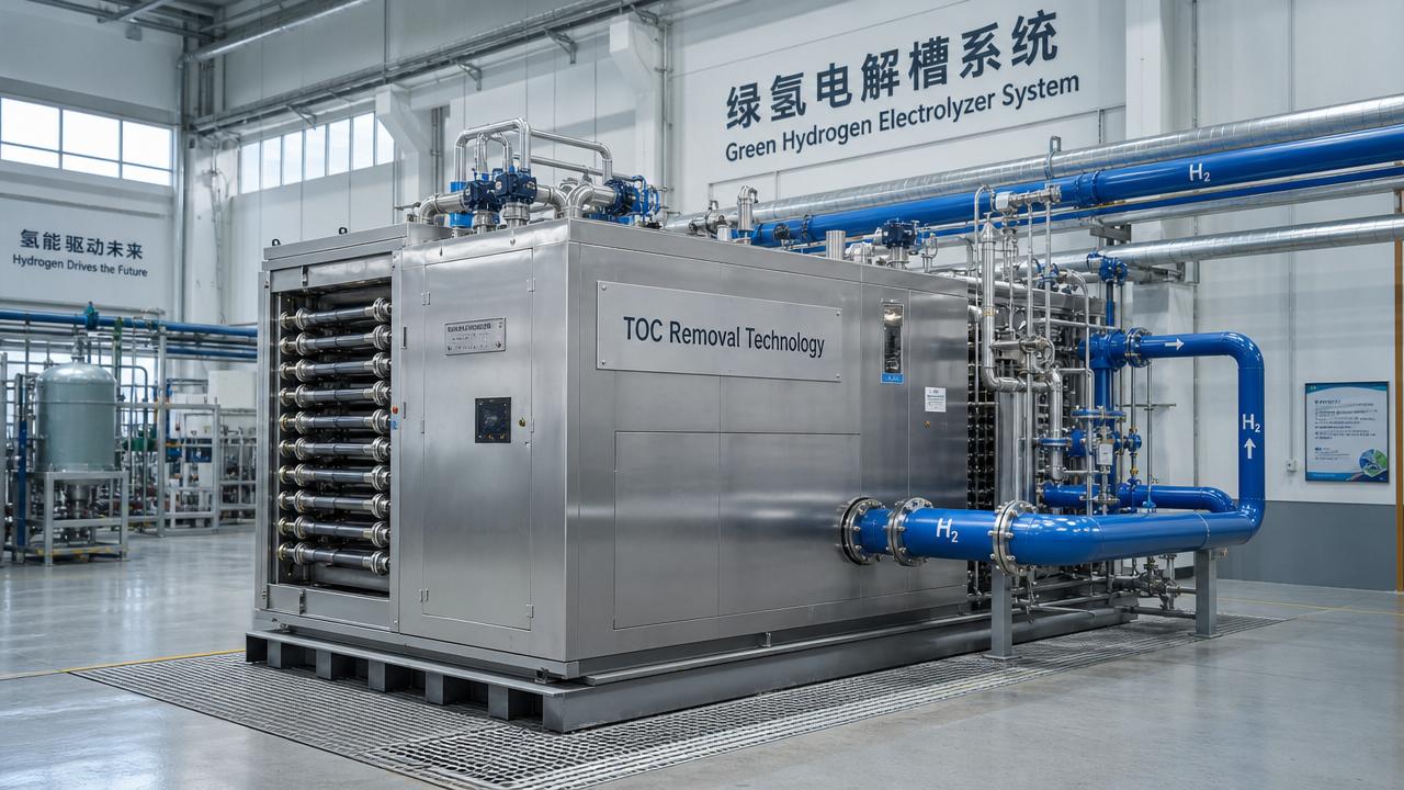 中国启动氢能源应用试点：TOC Removal技术成绿氢电解槽标配