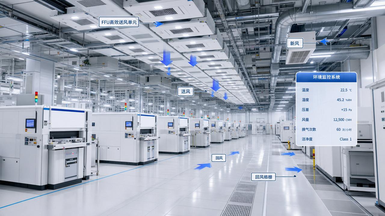 HVAC in Semiconductor Fabs: Meeting ISO Class Targets