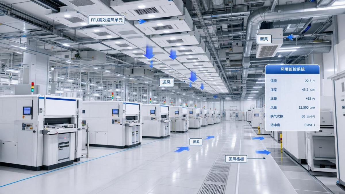 HVAC in Semiconductor Fabs: Meeting ISO Class Targets