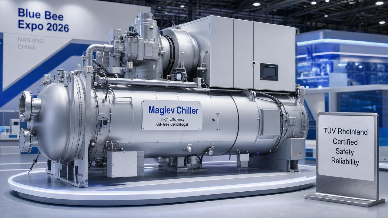 Blue Bee Expo 2026: Maglev Chiller Export Orders Surge 210%; ±0.01°C Control Now Key EU/US Procurement Criterion