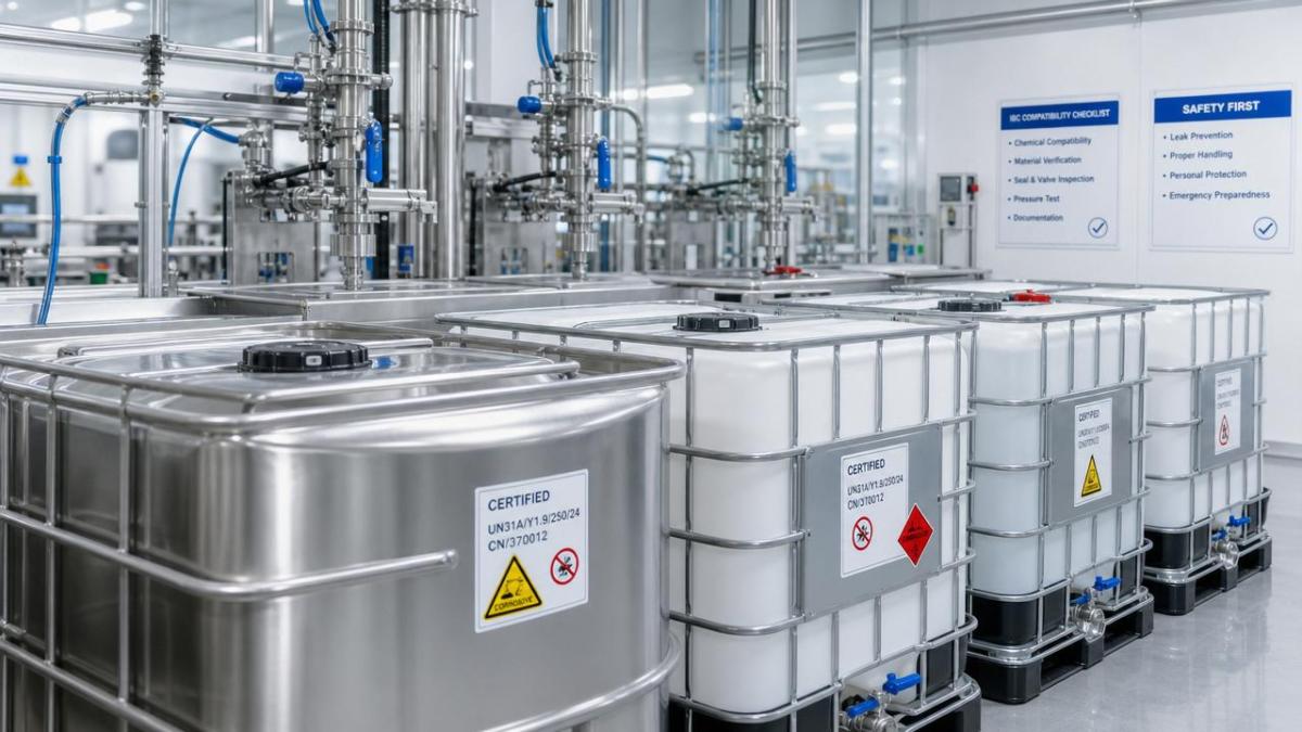 Hazardous-Material IBCs: Checks Before Filling