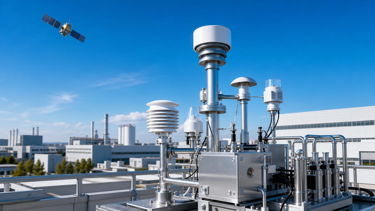 IIoT Air Monitoring Sets Satellite Calibration Bar