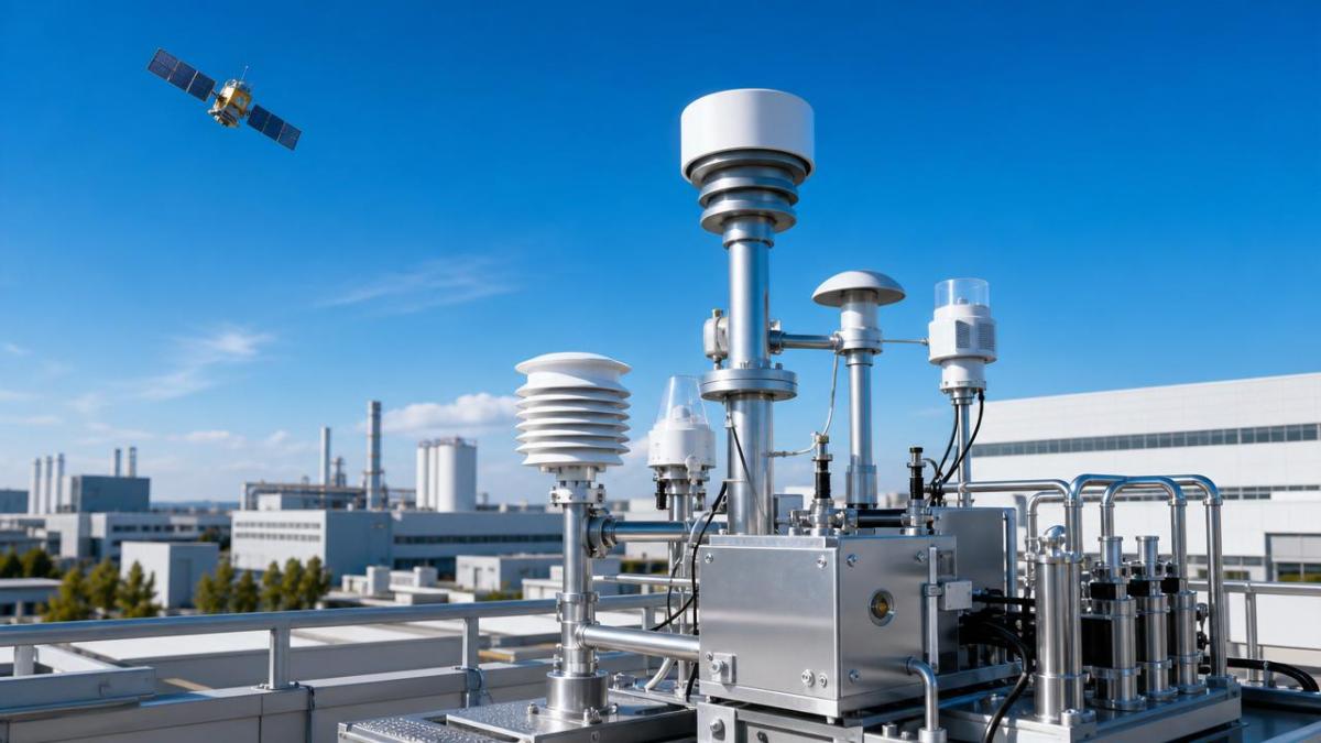 IIoT Air Monitoring Sets Satellite Calibration Bar