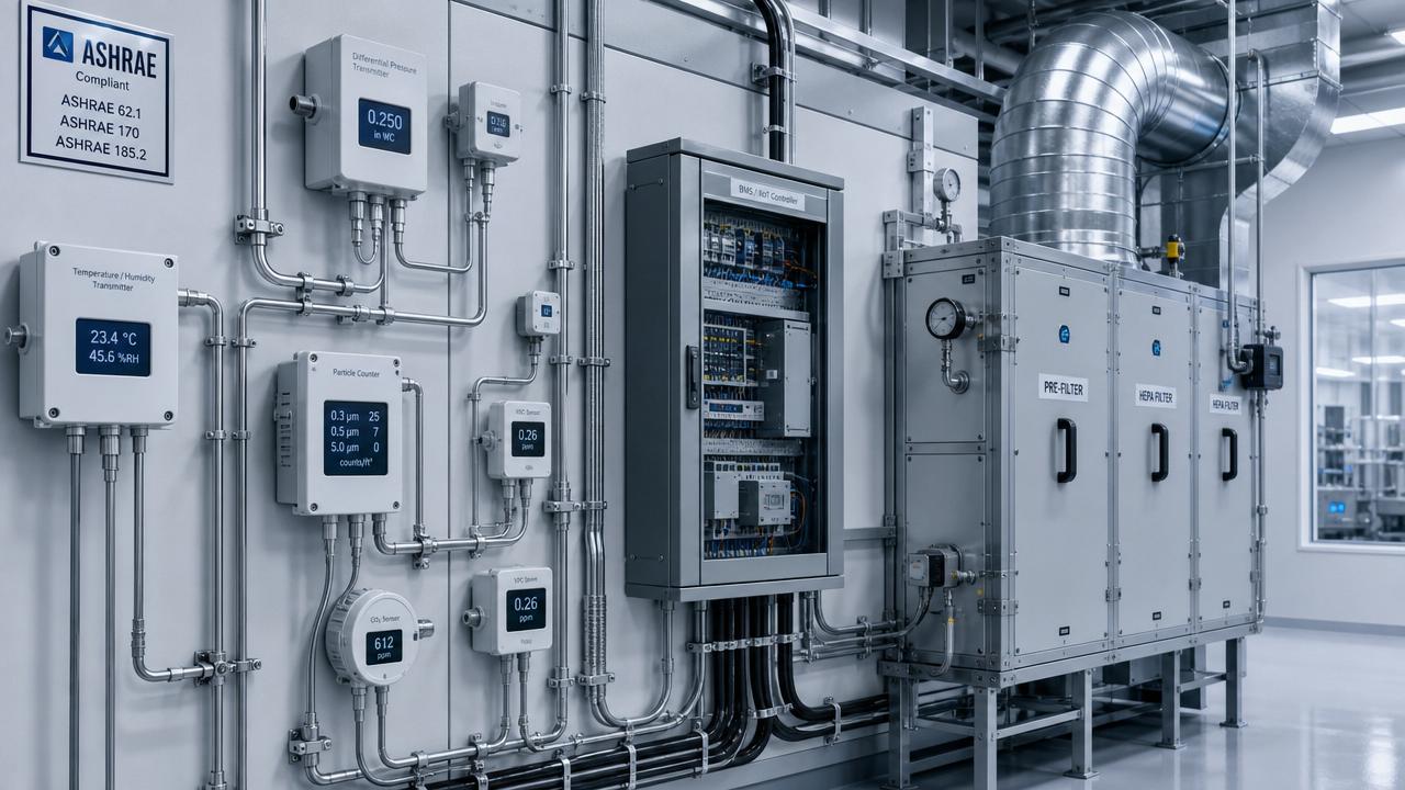 ASHRAE Standards for IIoT Air Monitoring: What to Check in 2026