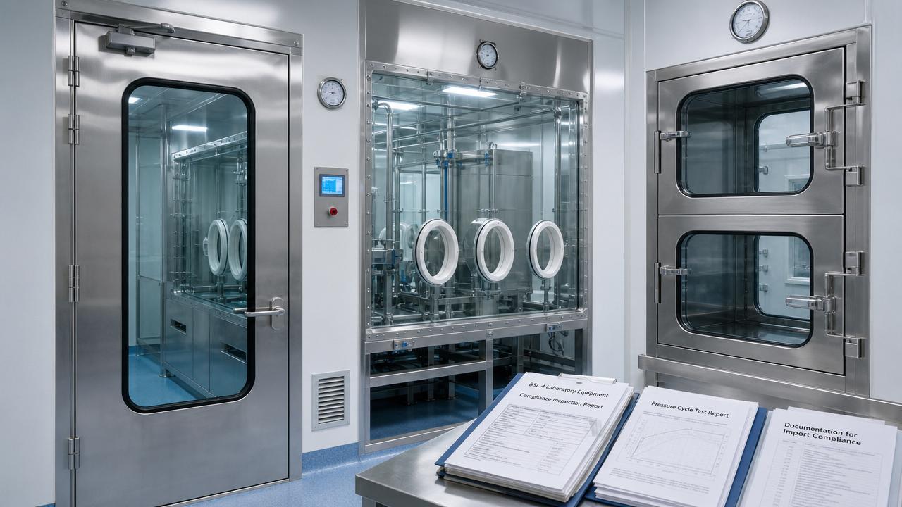 FDA Adds Pressure-Cycle Reports for BSL-4 Bio-Barrier Imports