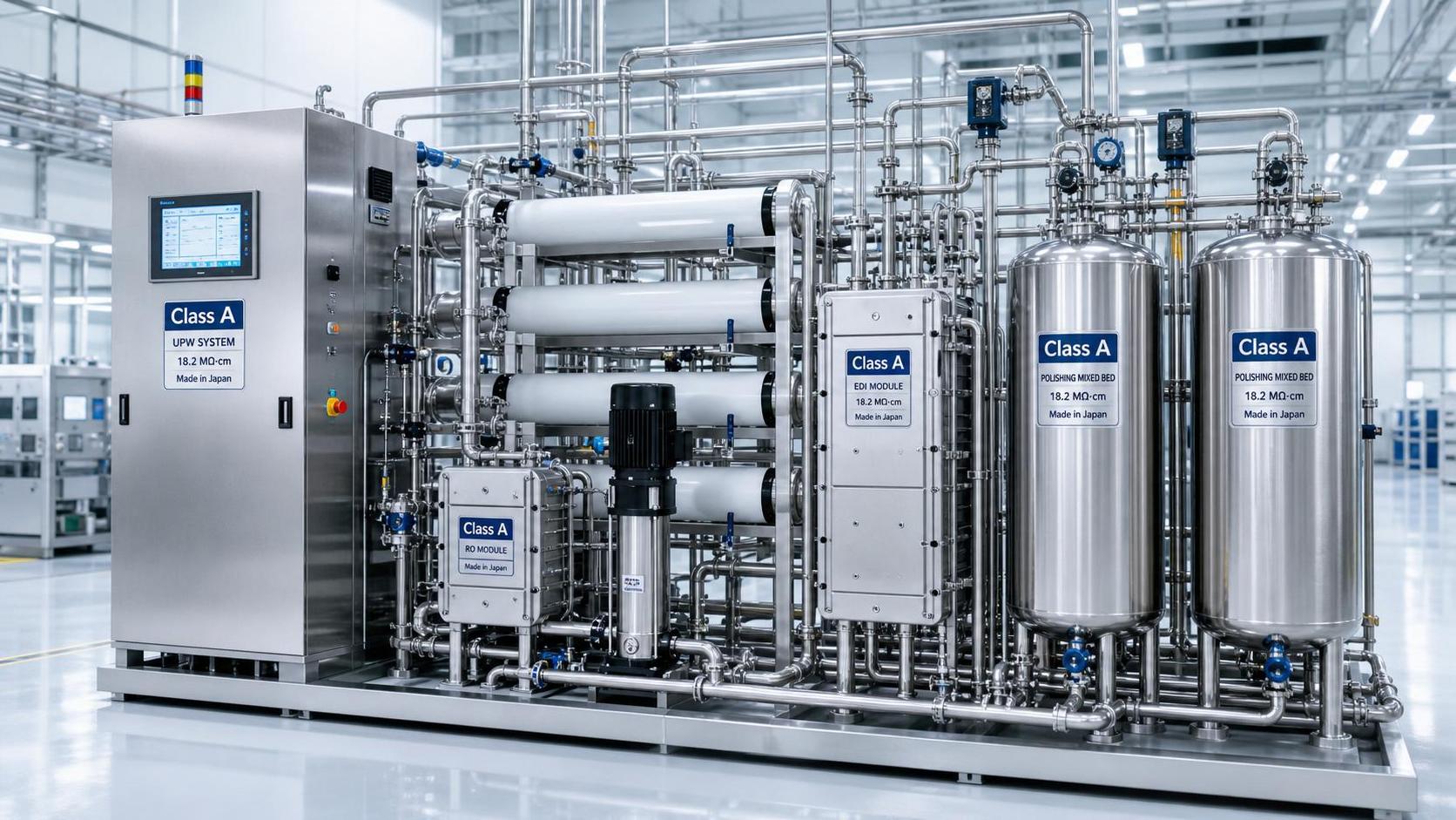 Japan METI Requires JIS Class A Label for 18.2 MΩ·cm UPW Systems