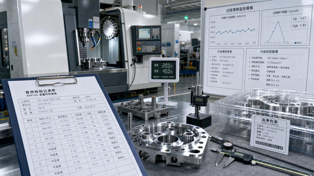 AS9100 Aerospace Machining: Key Quality Risks to Check First