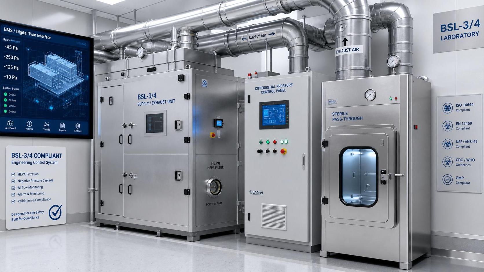 FDA Mandates Digital Twin Interface for BSL-3/4 Equipment