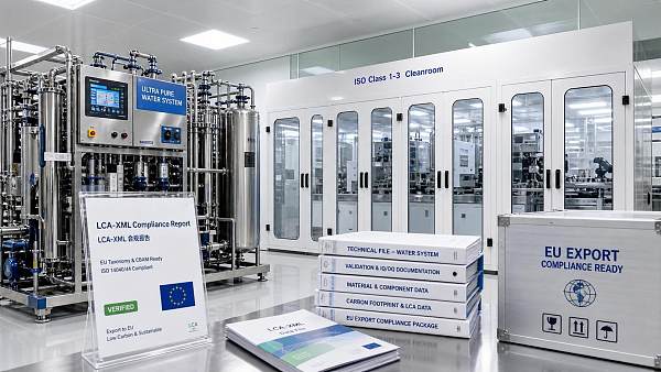 EU CFDR Requires LCA-XML for UPW and Cleanroom Exports