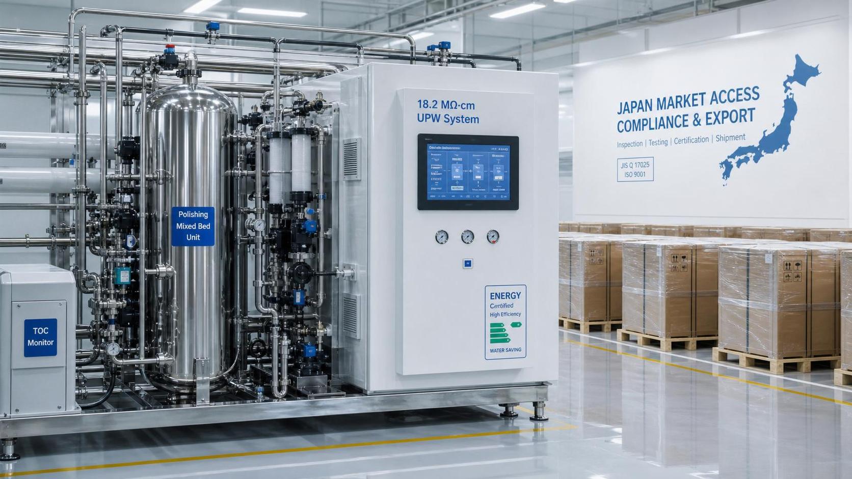 Japan Starts JIS Class A Label Rule for 18.2 MΩ·cm UPW