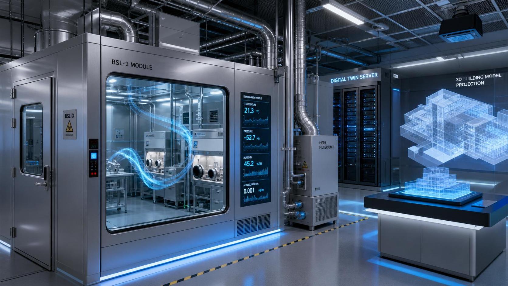 FDA Makes Digital Twin Validation Mandatory for BSL-3 Labs