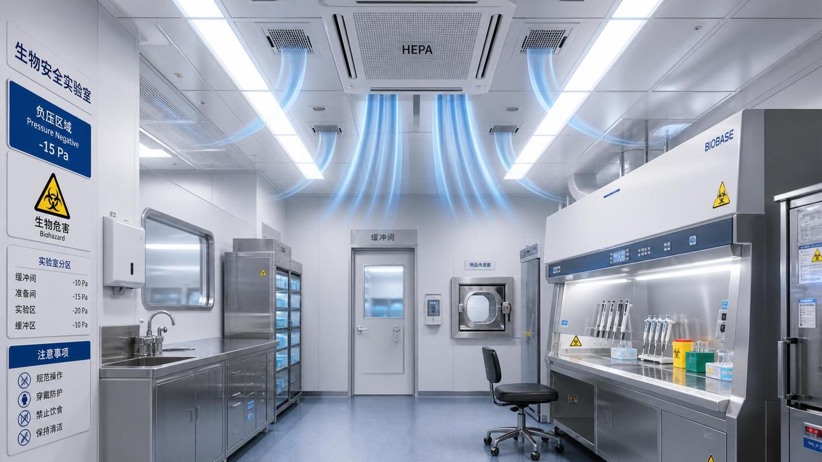 How HEPA Filtration Defines Biosafety Laboratory Safety