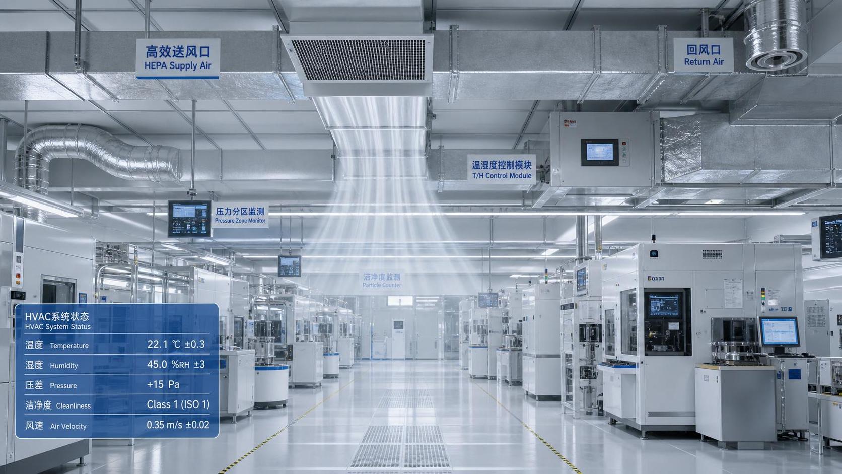 HVAC Design for Semiconductor Fabs: Key Risks That Impact Yield