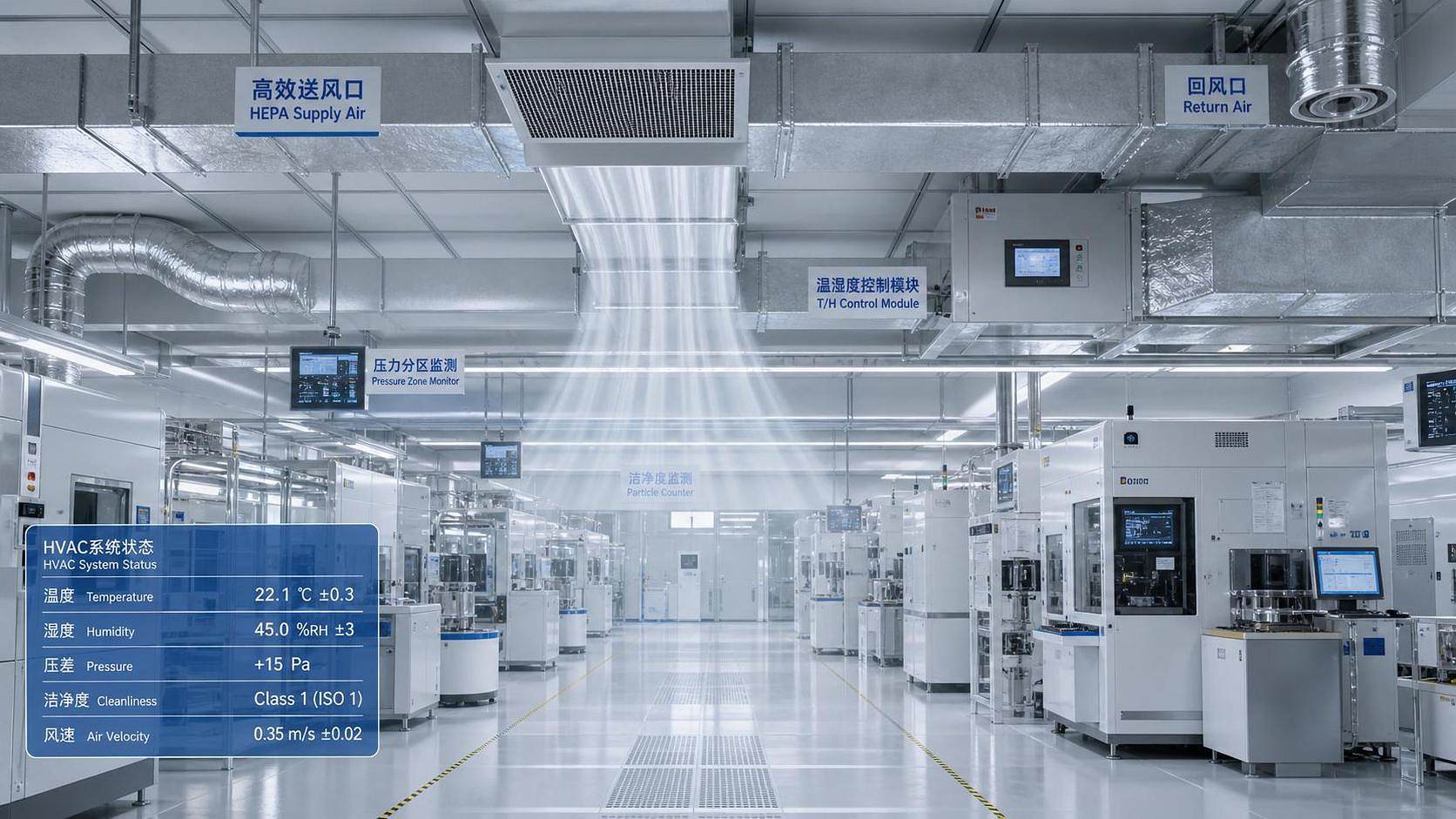 HVAC Design for Semiconductor Fabs: Key Risks That Impact Yield