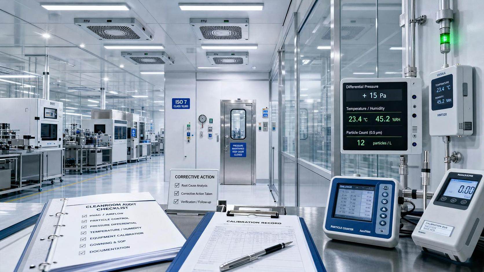 Cleanroom Compliance Audit Checklist: Common Gaps and Corrective Actions