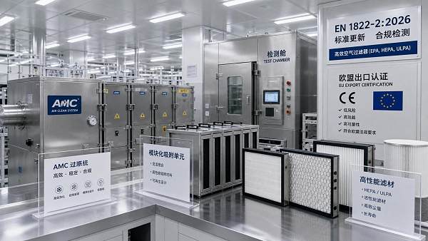 EU Updates EN 1822-2:2026 for AMC Filtration Exports