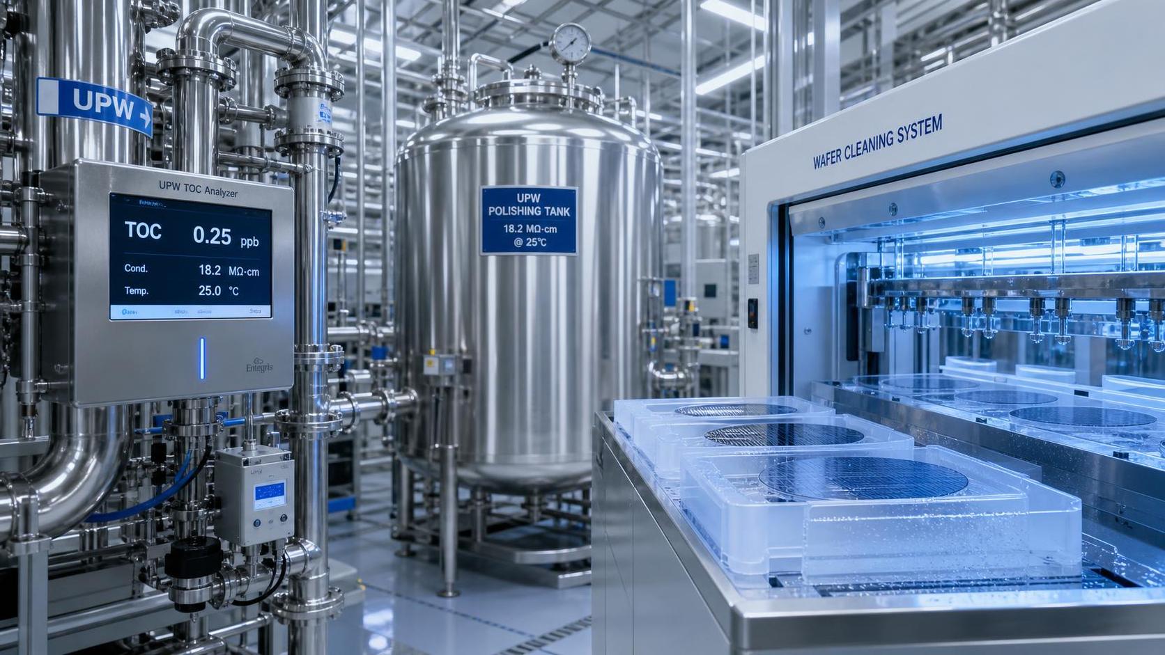 How low TOC in ultra-pure water treatment affects semiconductor yield