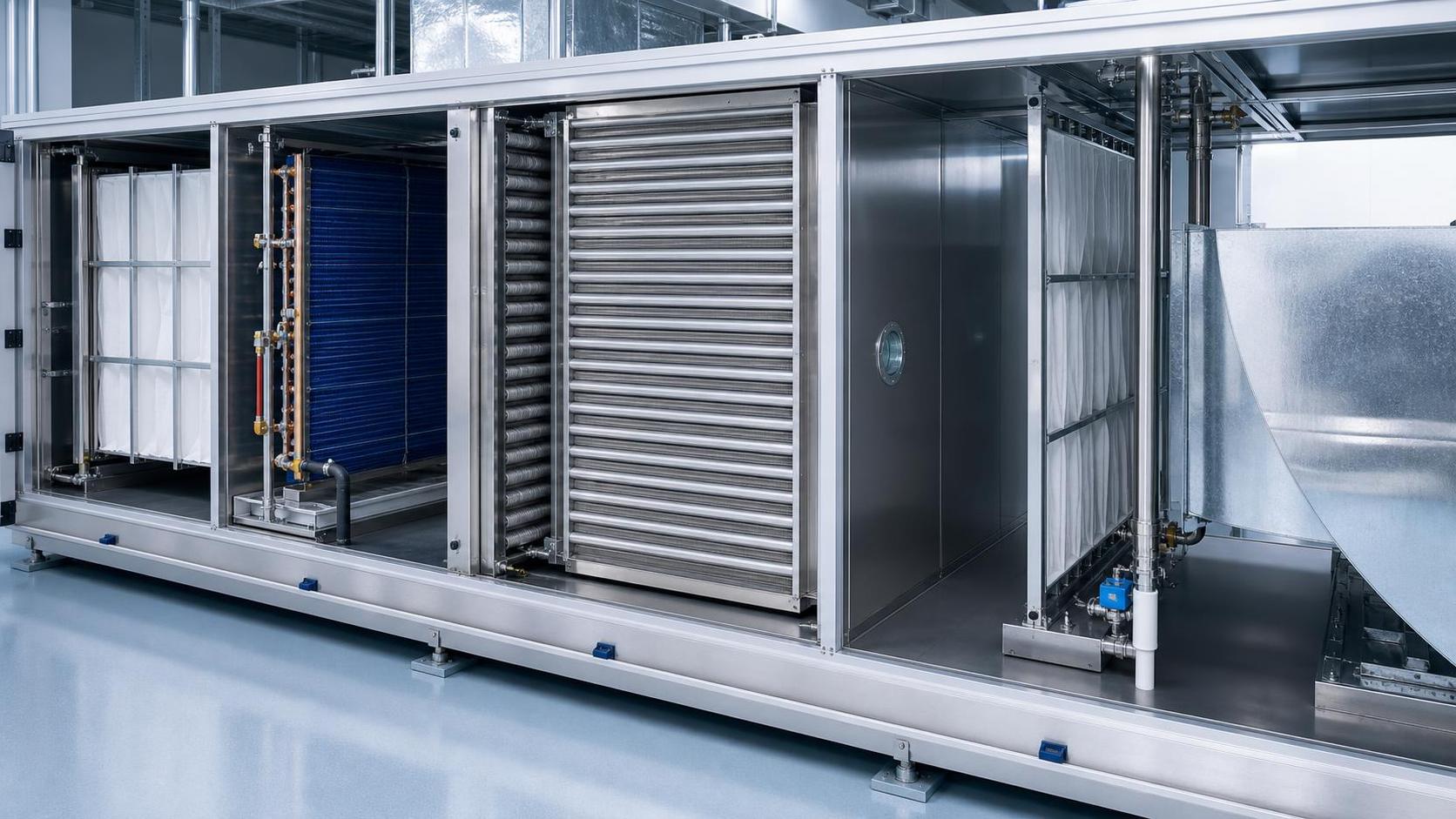 When do heat pipe heat exchangers suit pharmaceutical cleanrooms?