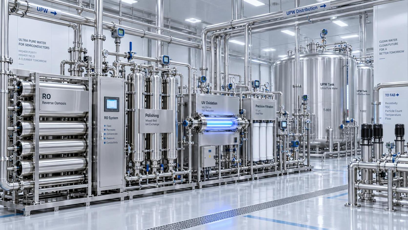 How SEMI standards shape water treatment design for semiconductor fabs